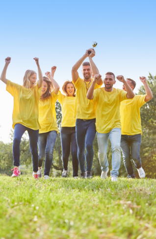 équipe jaune team building